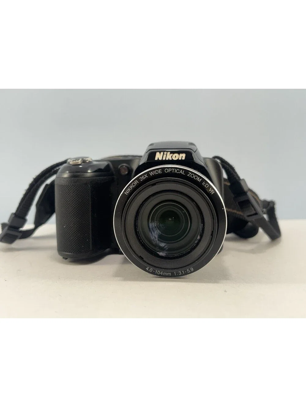 Nikon Coolpix L330 w/ Strap For Parts Or Repair - Missing Battery Door